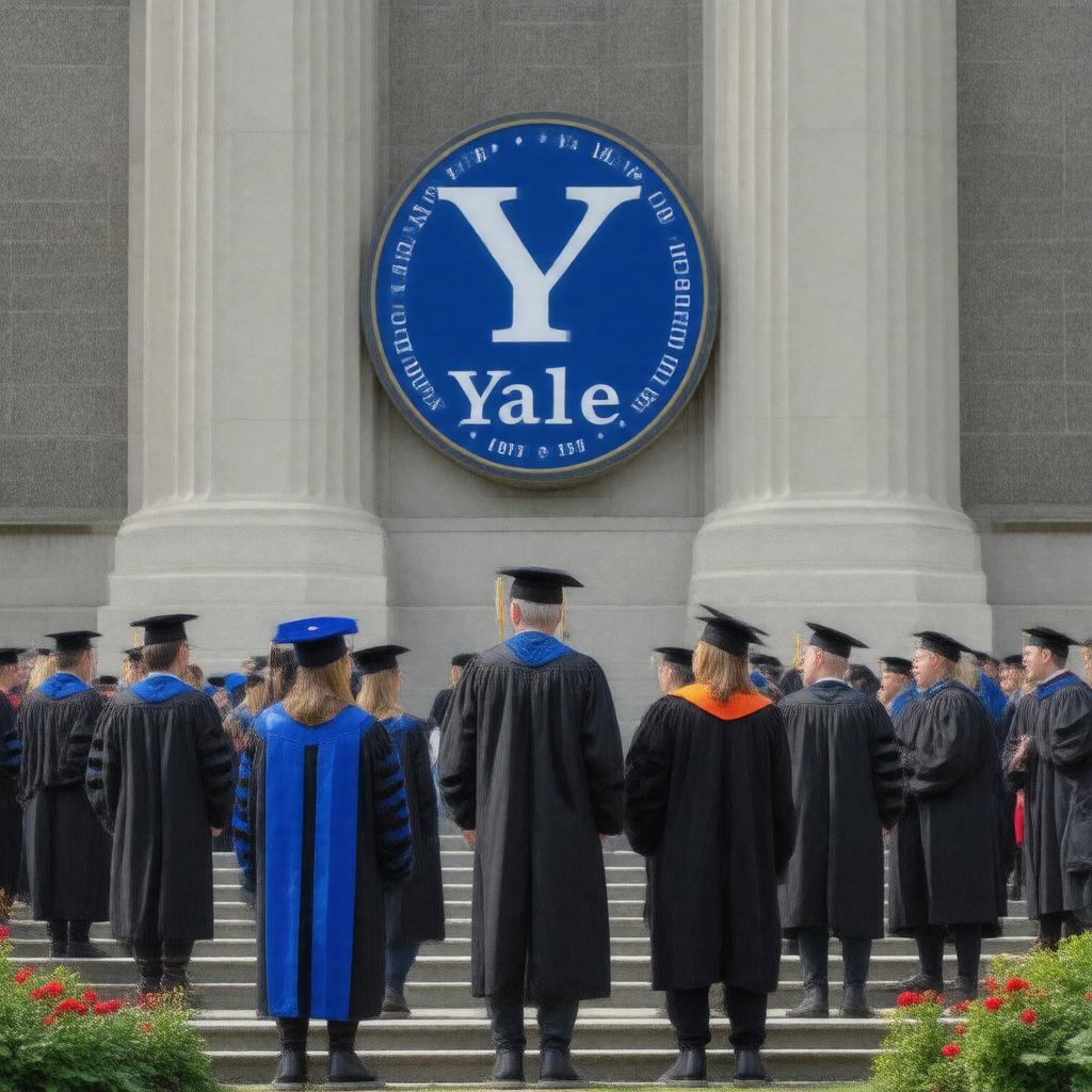 AI-created image of Honorary Doctorate, Yale University