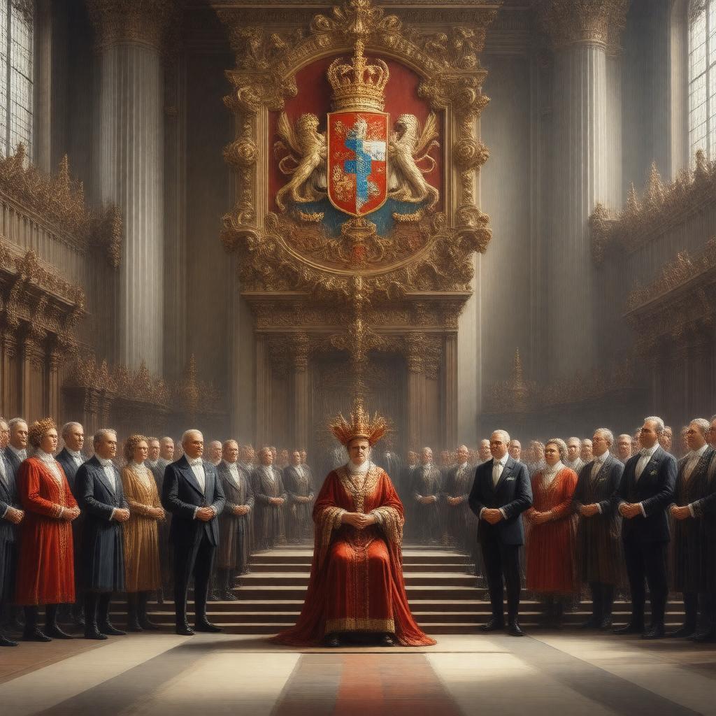 AI-created image of Honorary Freedom of the City of London