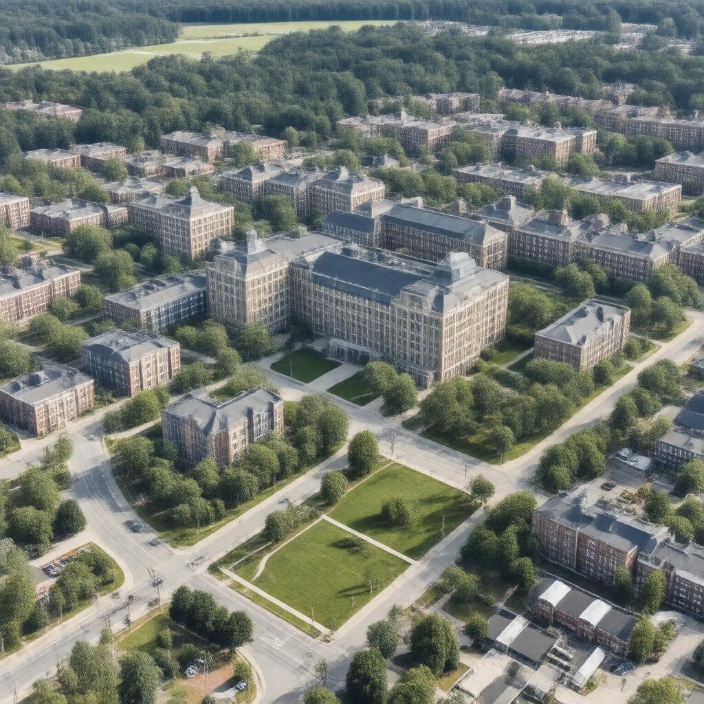 AI-created image of Hood College