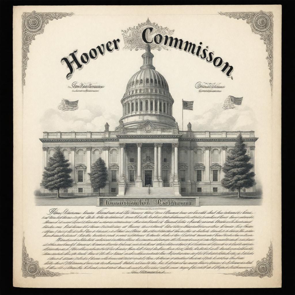 AI-created image of Hoover Commission