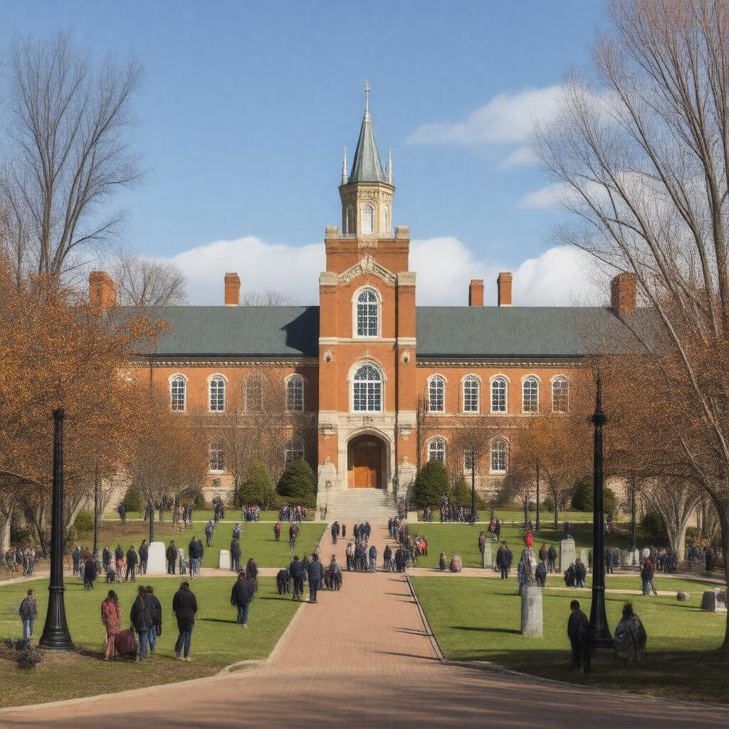 AI-created image of Hope College