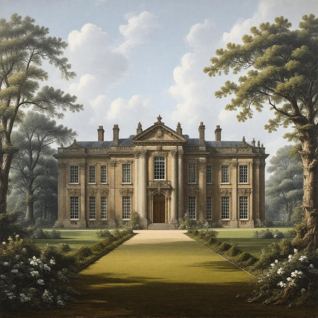 AI-created image of Hope End, Herefordshire