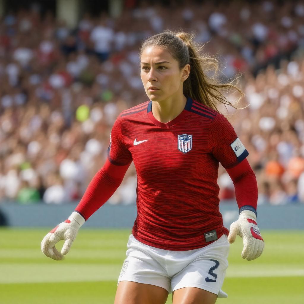 AI-created image of Hope Solo