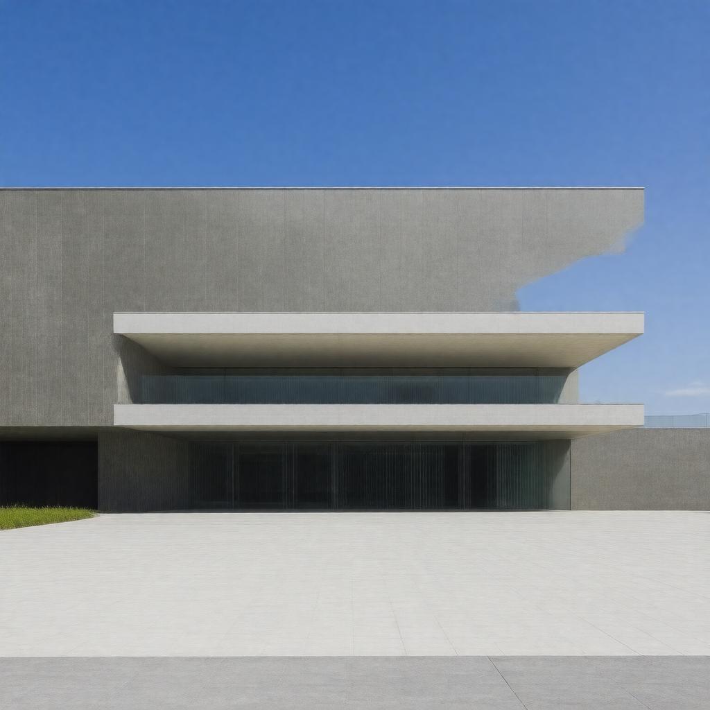 AI-created image of Hopkins Architects (2002 extension)