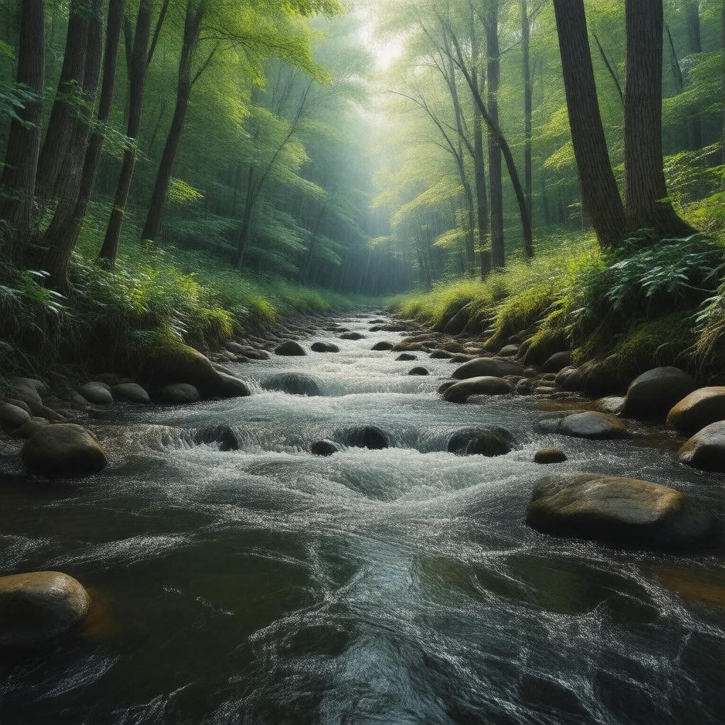 AI-created image of Hopkins Brook
