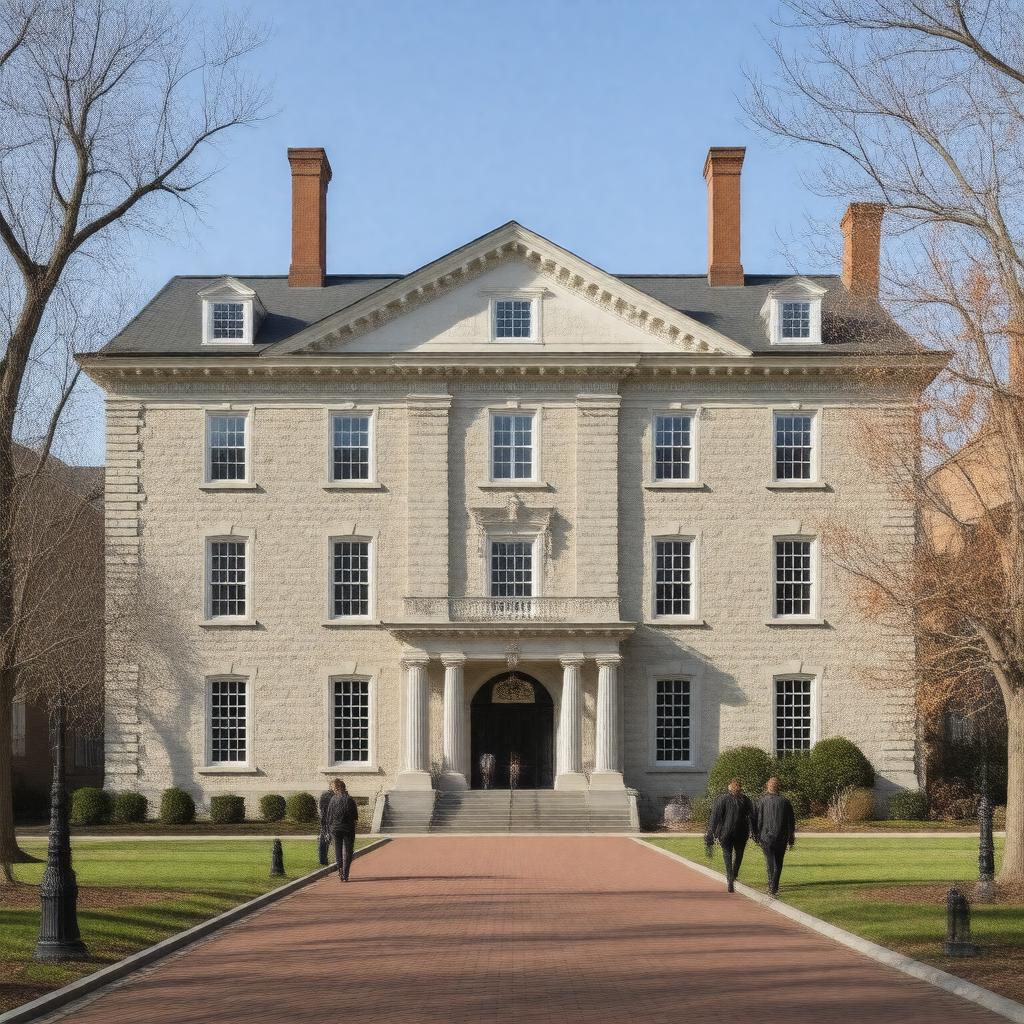 Click to view larger image AI-created image of Hopkins Hall