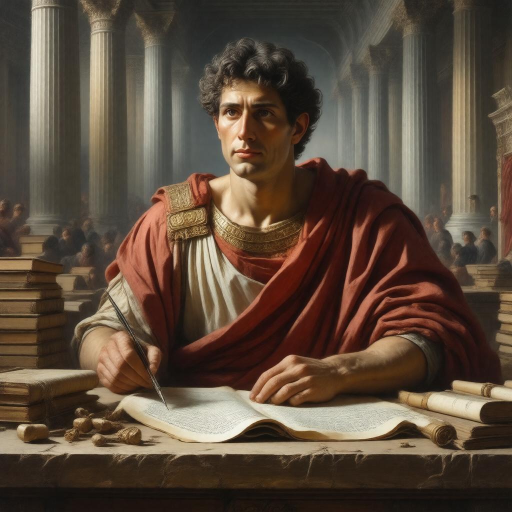 AI-created image of Horace
