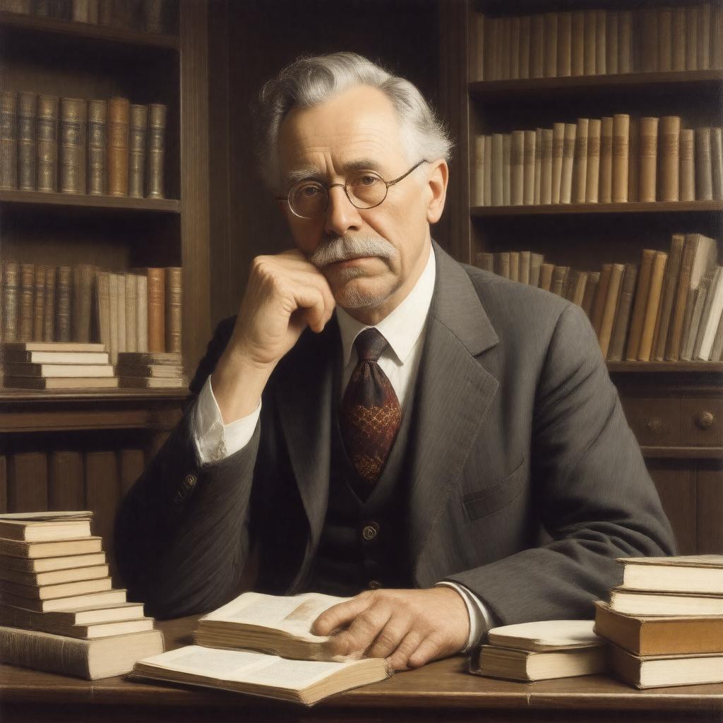 AI-created image of Horace Barlow