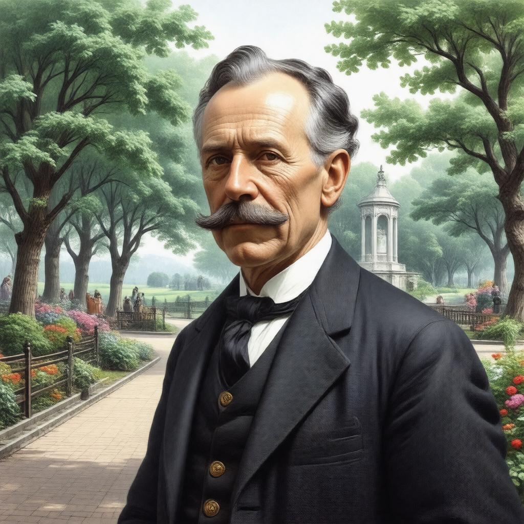 AI-created image of Horace Cleveland