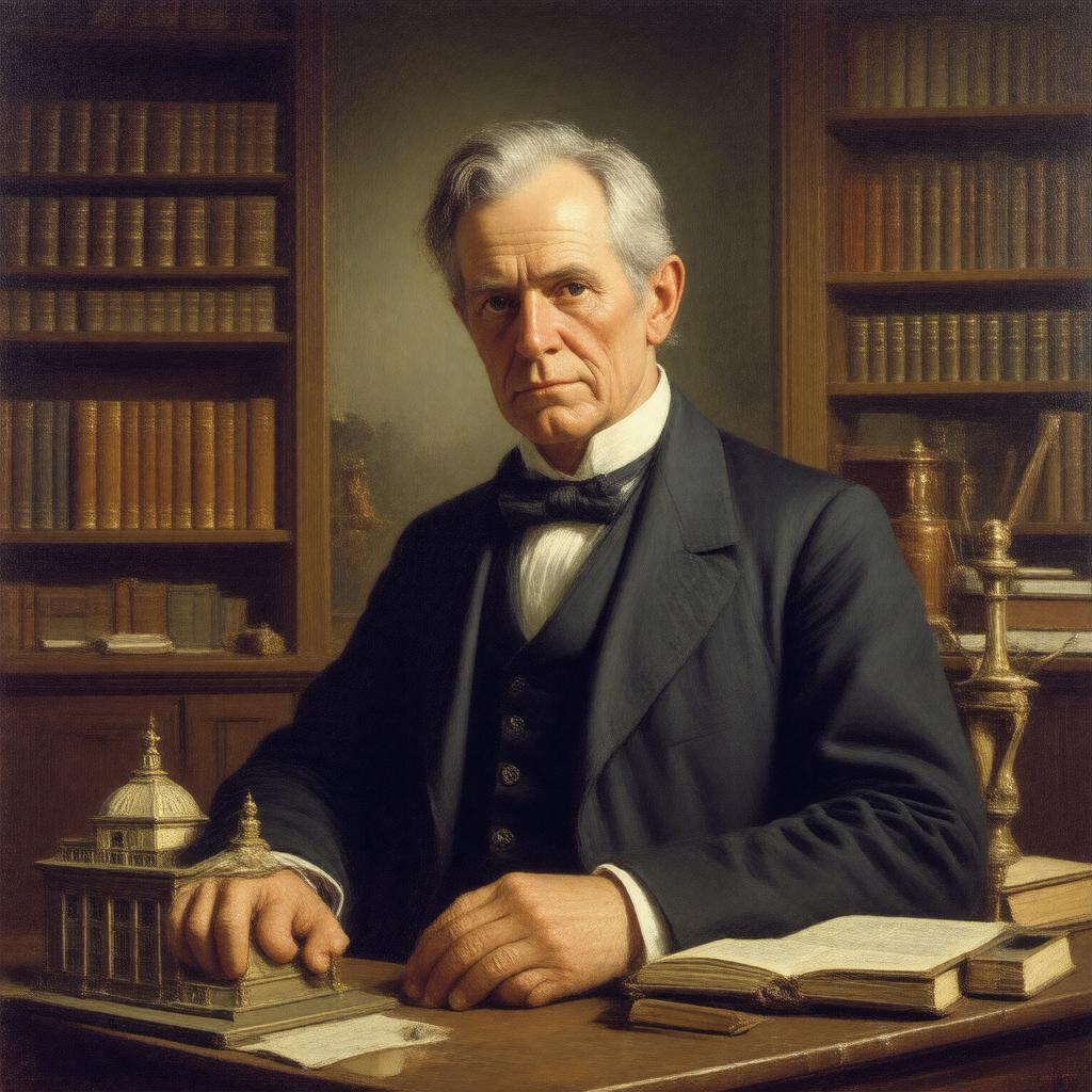 AI-created image of Horace Mann