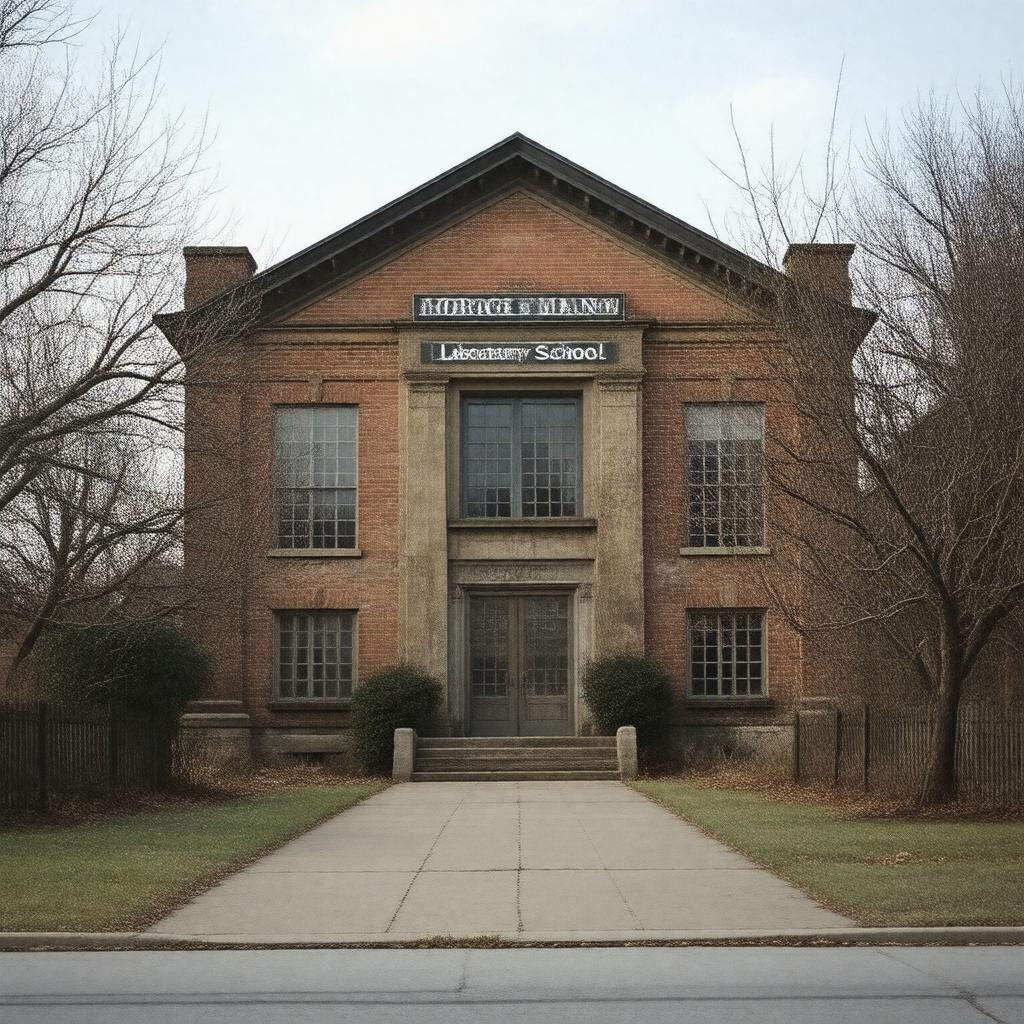 AI-created image of Horace Mann Laboratory School