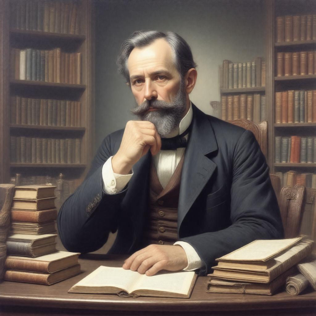 AI-created image of Horatio Alger