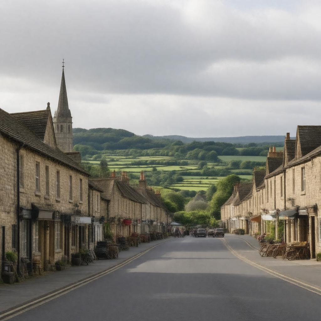 AI-created image of Horncastle, Lincolnshire, England