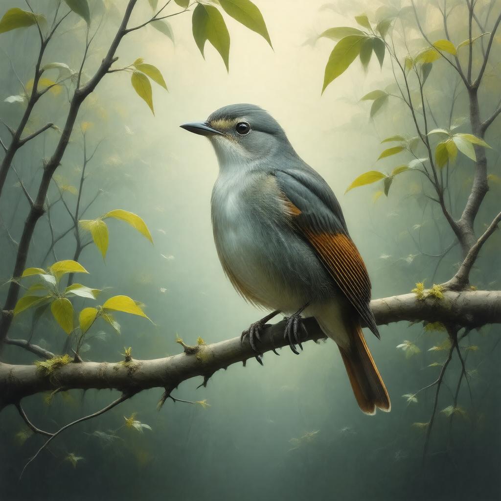 AI-created image of Horornis