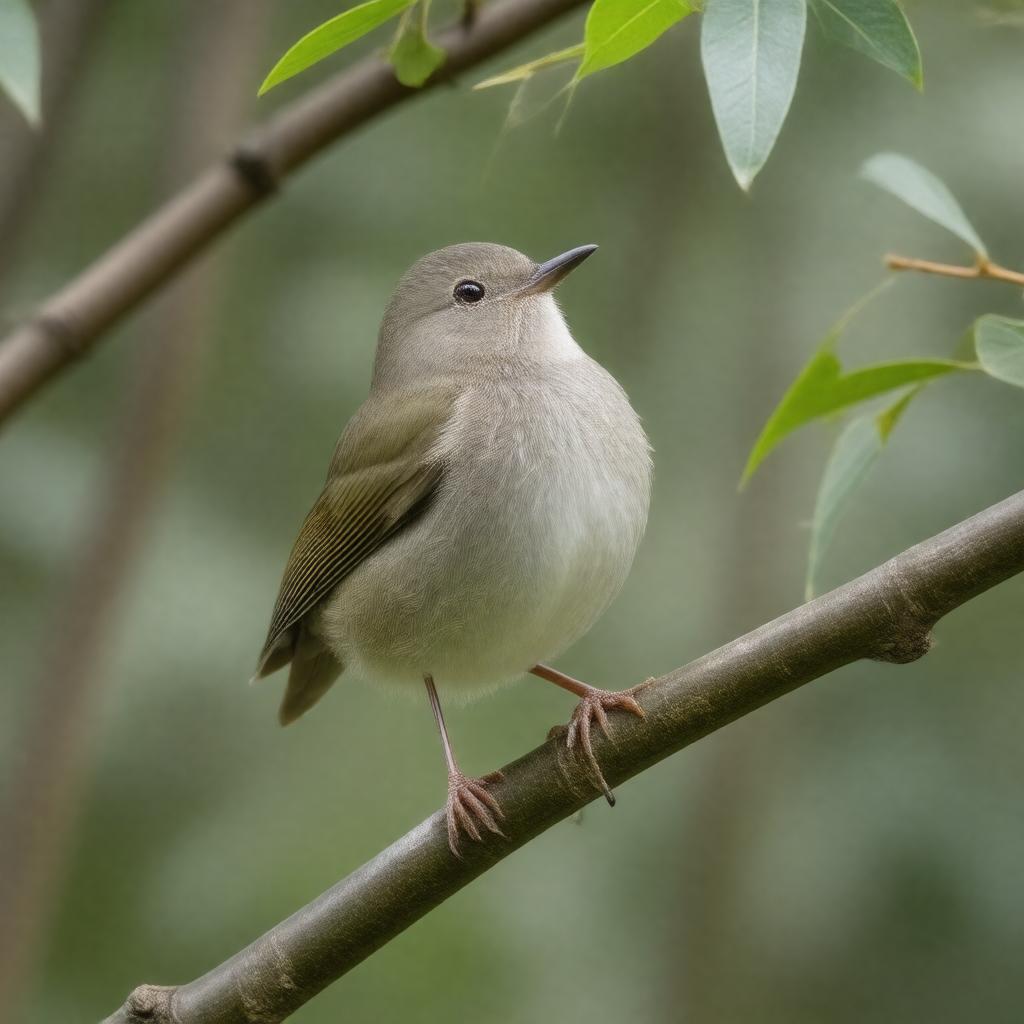 AI-created image of Horornis diphone