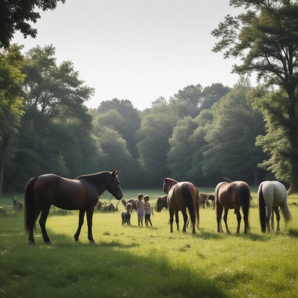 AI-created image of Horse Camp