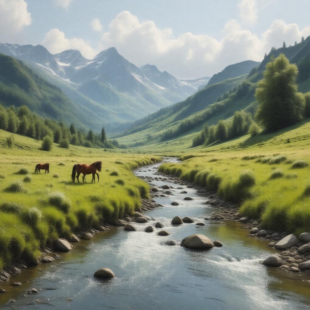 AI-created image of Horse Creek