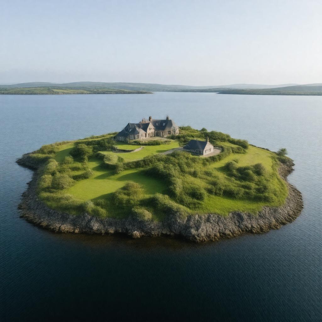 AI-created image of Horse Island