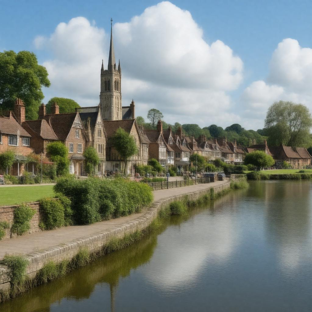 AI-created image of Horsham, England