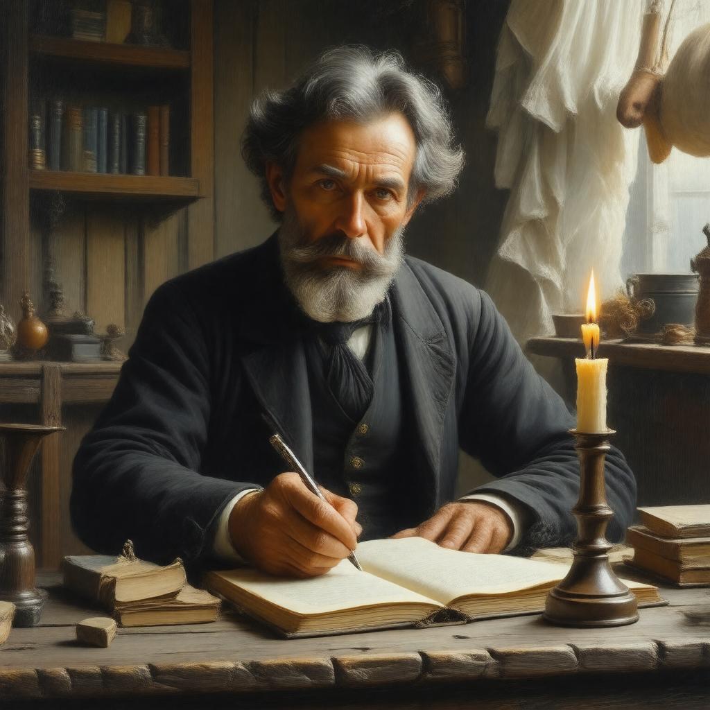 AI-created image of Hosea Biglow