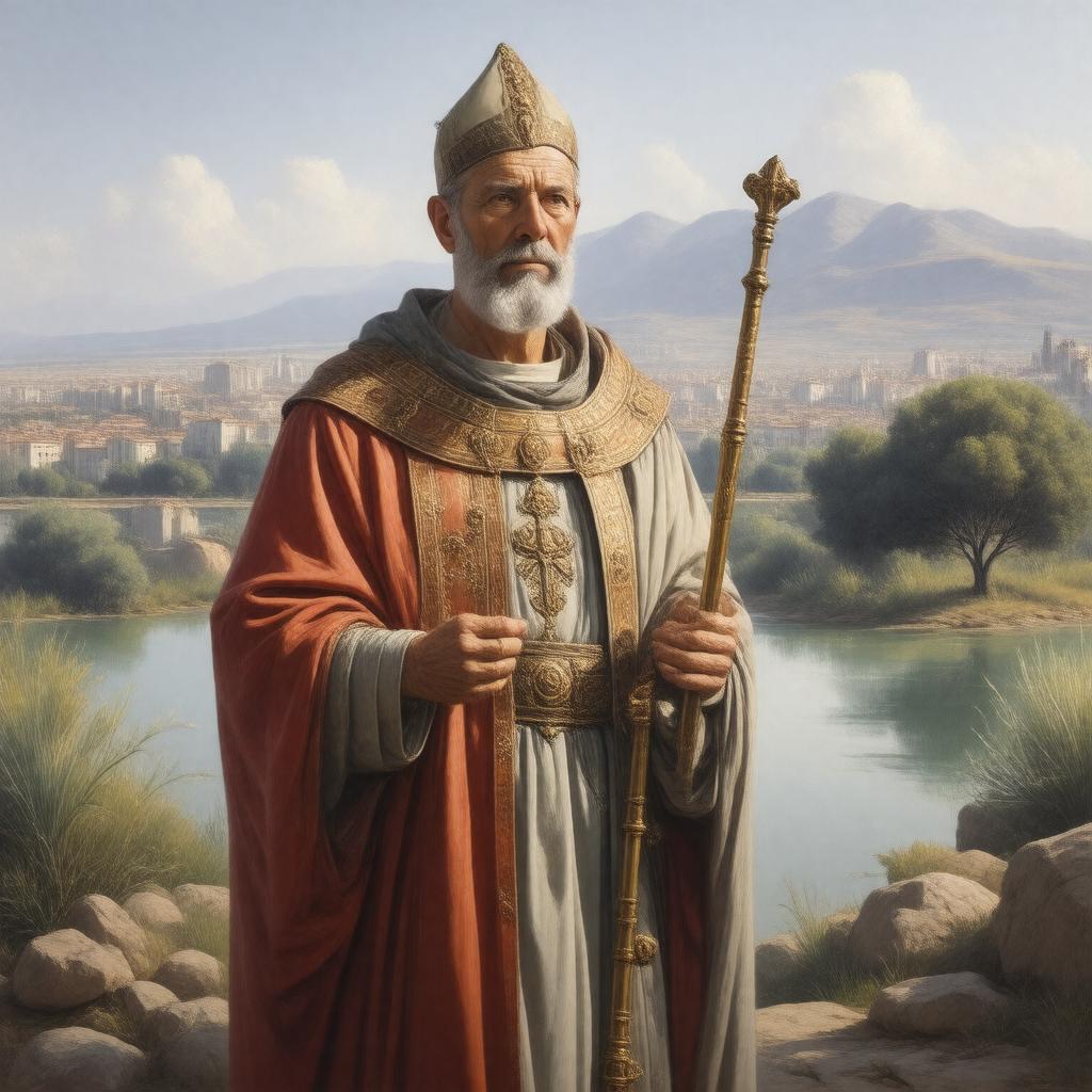 AI-created image of Hosius of Corduba