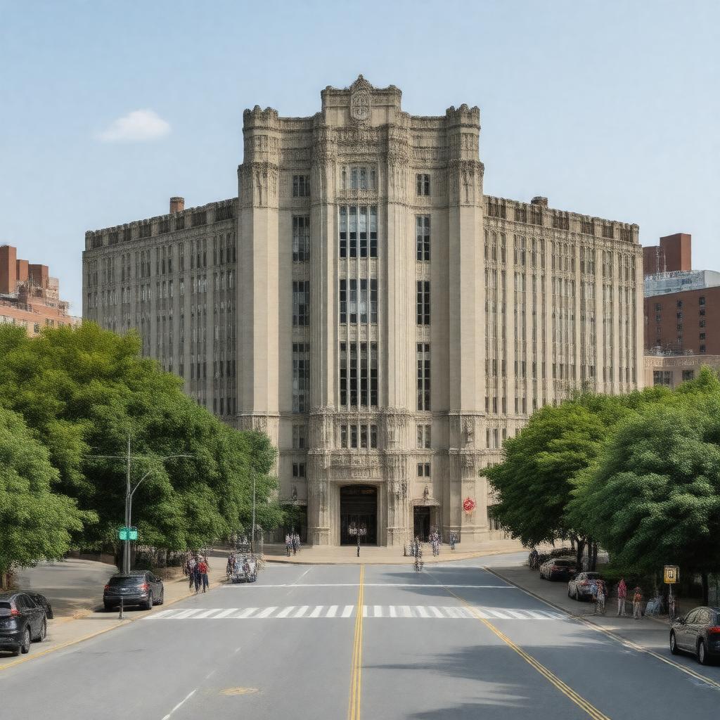 Click to view larger image AI-created image of Hospital of the University of Pennsylvania