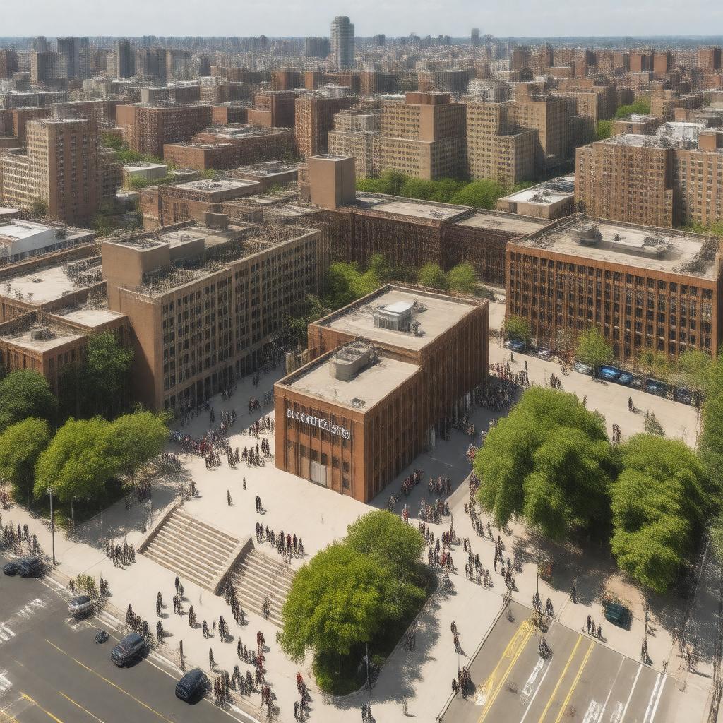 AI-created image of Hostos Community College