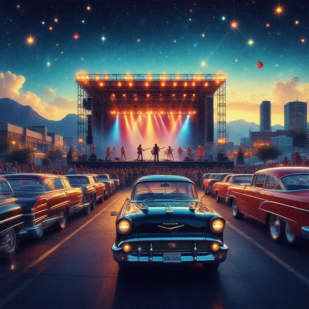 Click to view larger image AI-created image of Hot August Nights