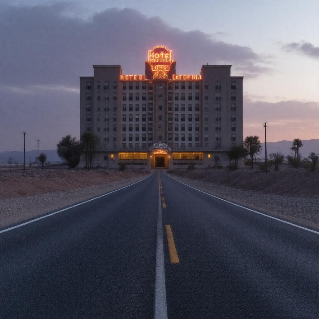 AI-created image of Hotel California