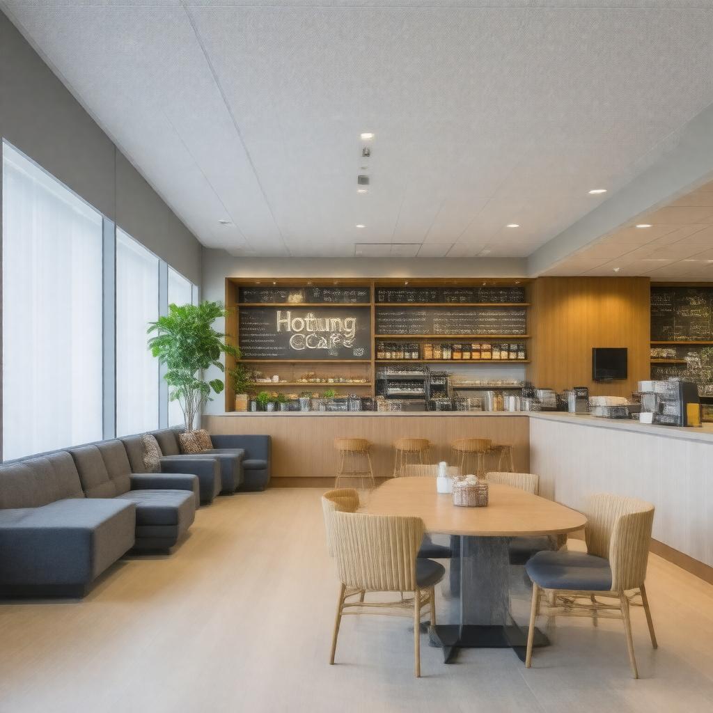 AI-created image of Hotung Café
