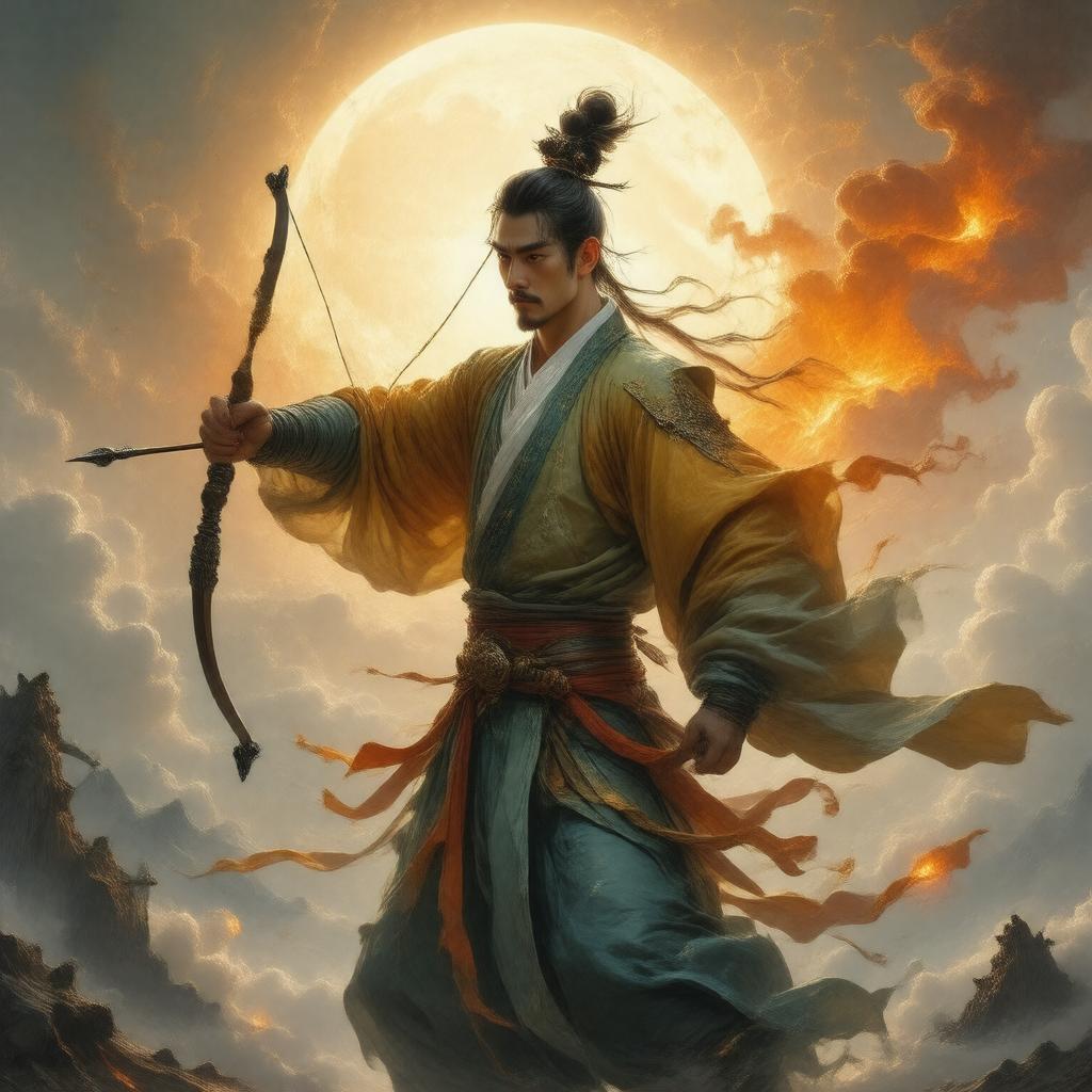 AI-created image of Hou Yi