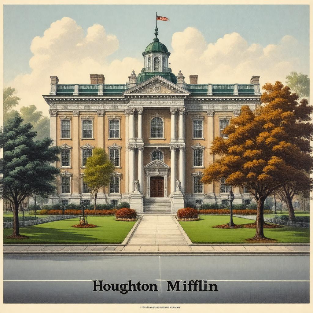 AI-created image of Houghton Mifflin