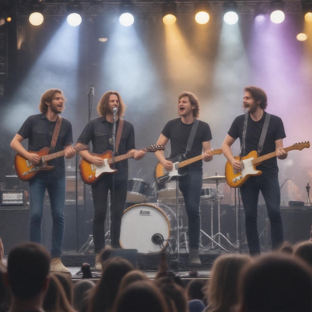 AI-created image of Houndmouth