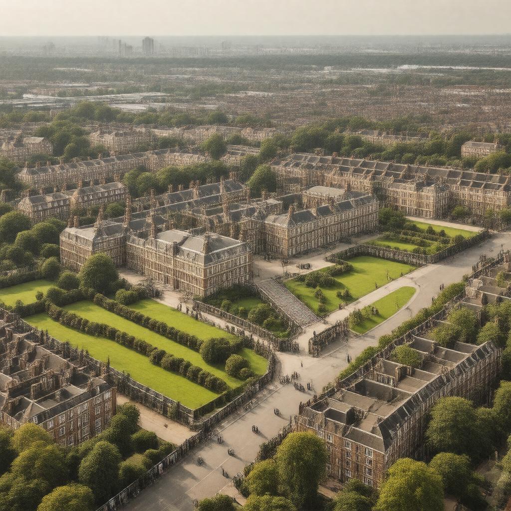 Click to view larger image AI-created image of Hounslow Barracks