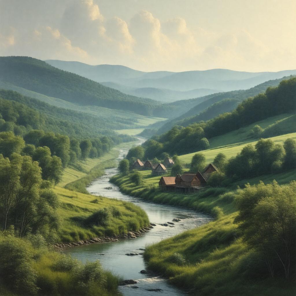 AI-created image of Housatonic Valley