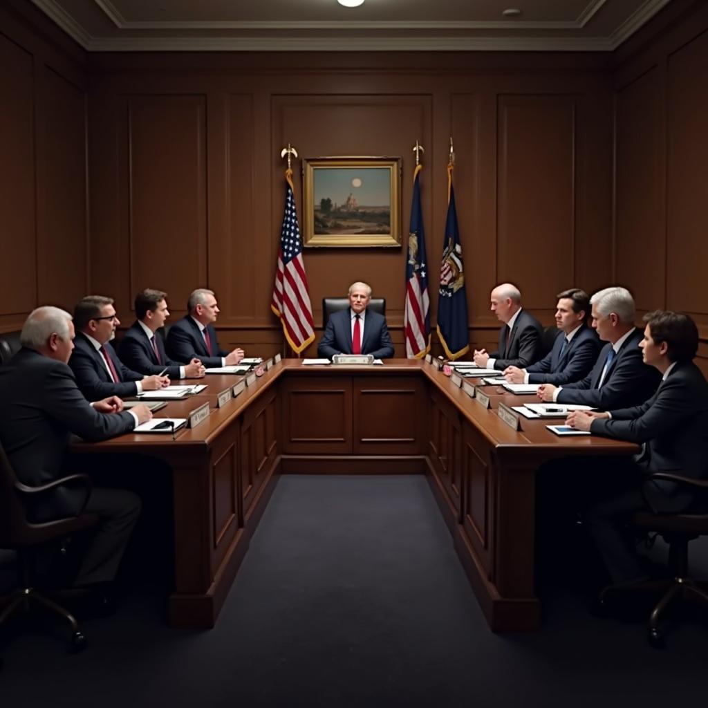 Click to view larger image AI-created image of House Armed Services Committee