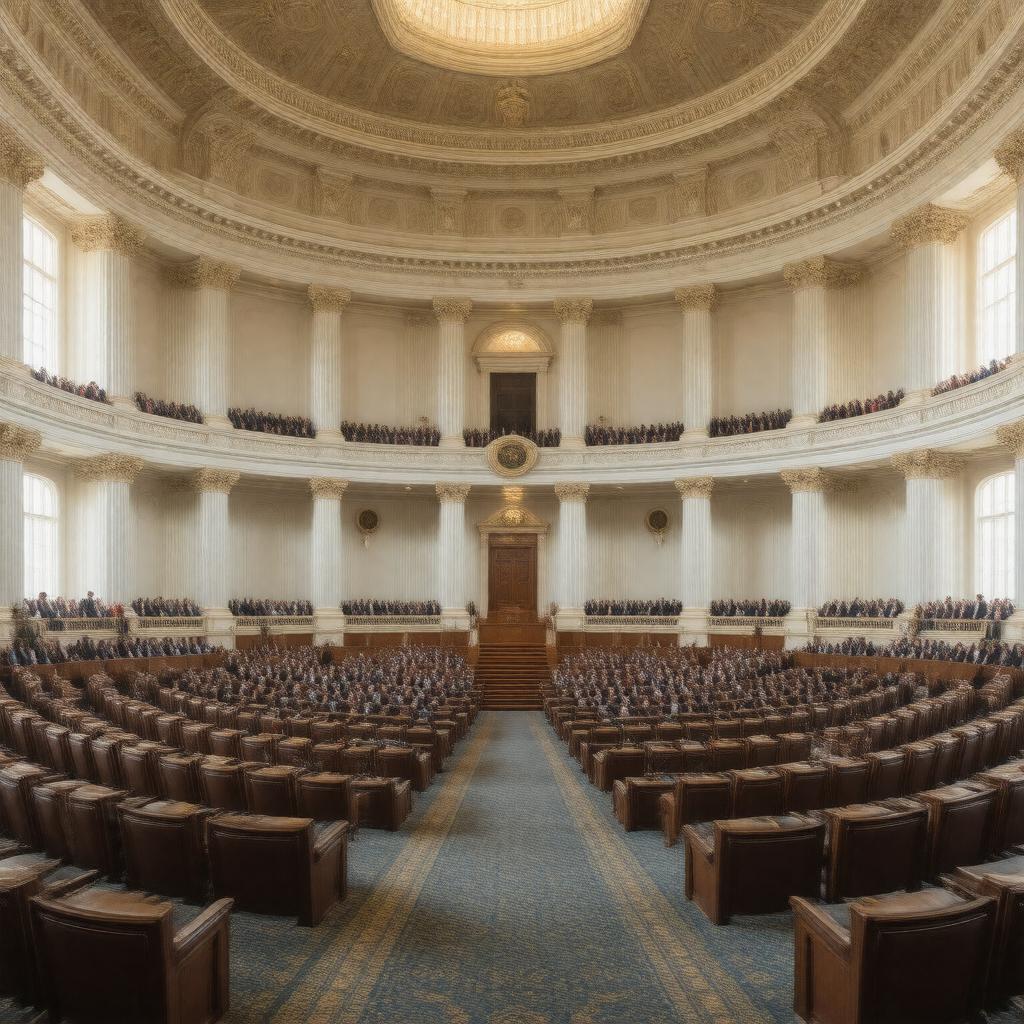 Click to view larger image AI-created image of House Chamber