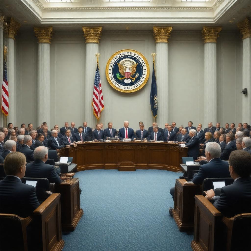 AI-created image of House Committee on Financial Services