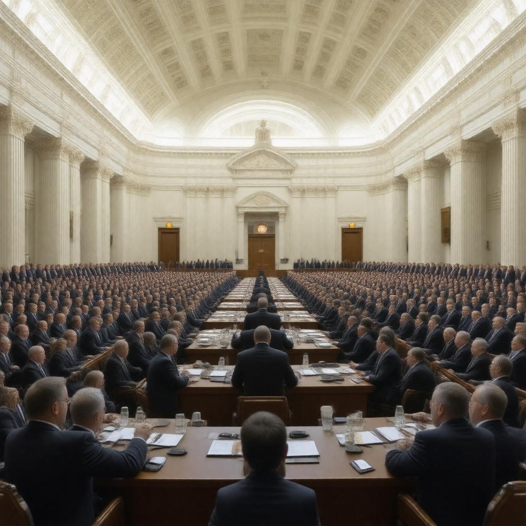 AI-created image of House Democratic Caucus