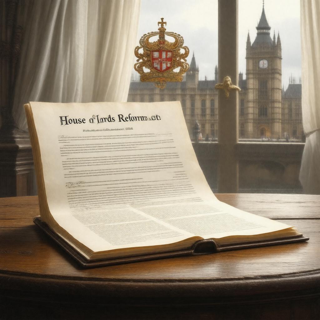 Click to view larger image AI-created image of House of Lords Reform Act 2014