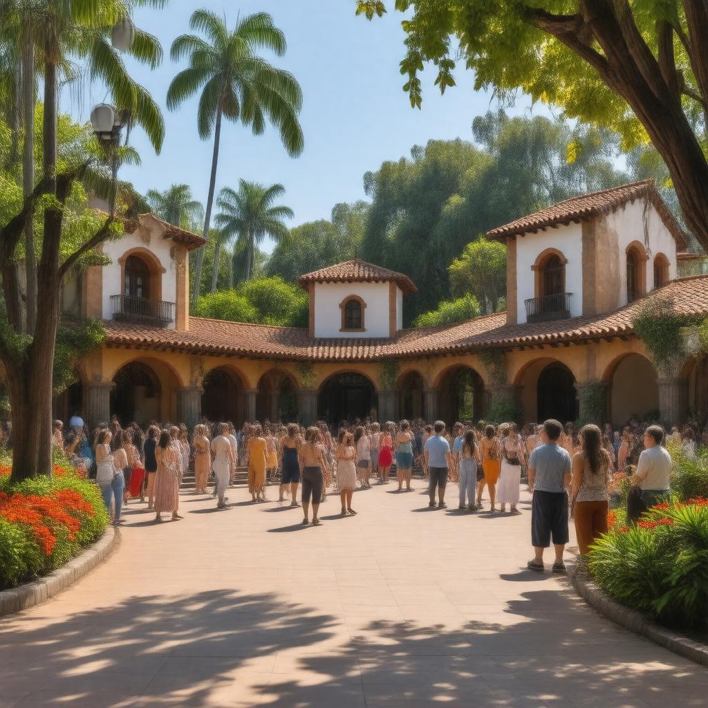 AI-created image of House of Pacific Relations International Cottages