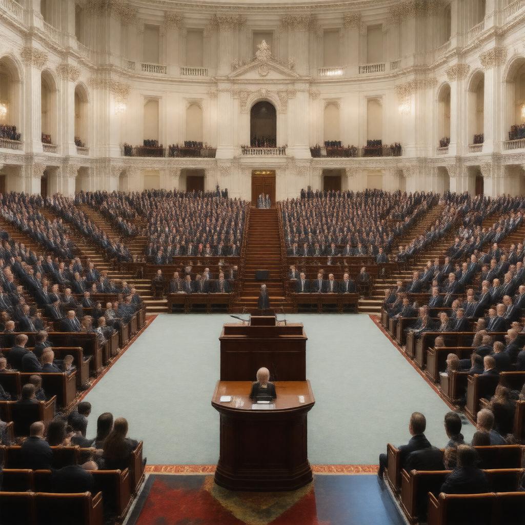 AI-created image of House of Representatives