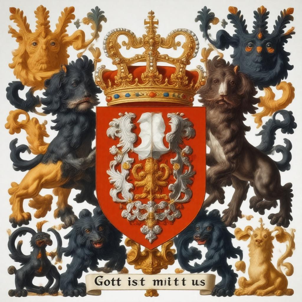 AI-created image of House of Schleswig-Holstein-Sonderburg-Glücksburg