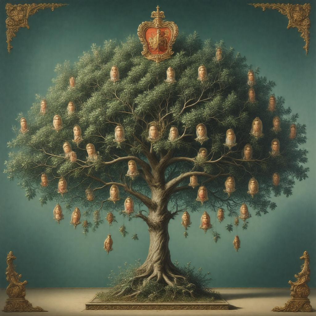 Click to view larger image AI-created image of House of Windsor (by marriage)