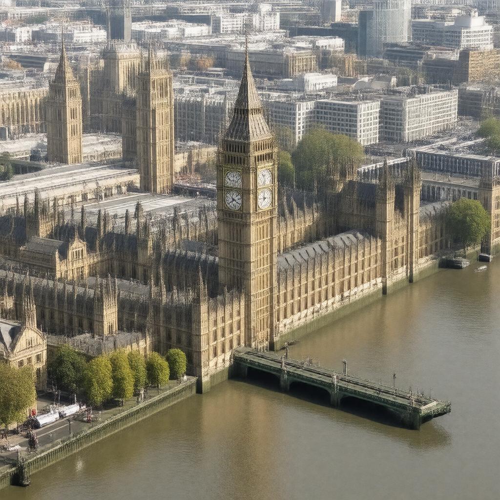 AI-created image of Houses of Parliament