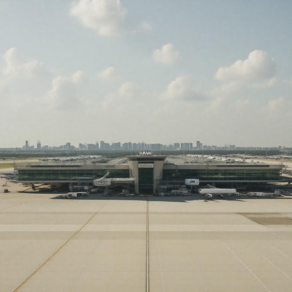 Click to view larger image AI-created image of Houston George Bush Intercontinental Airport