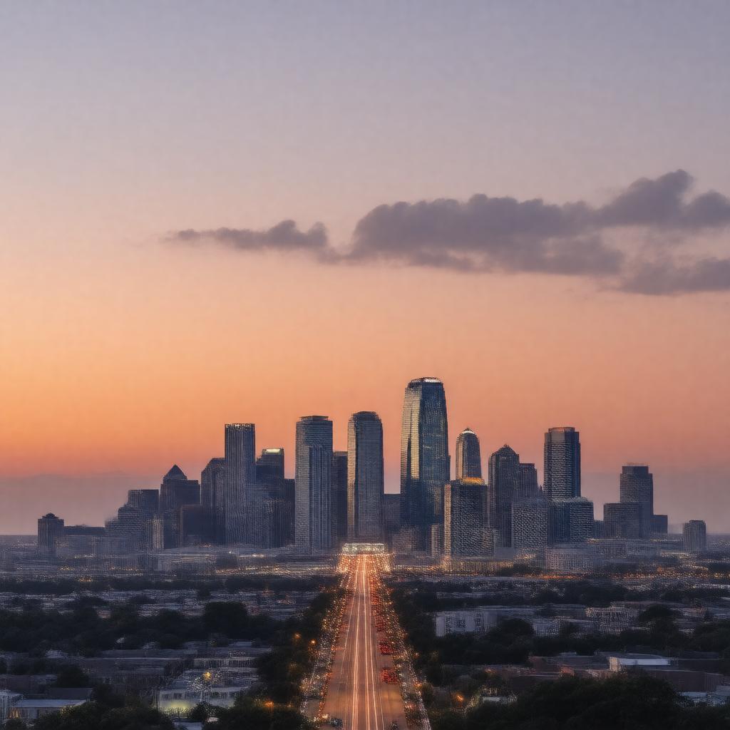 AI-created image of Houston, United States