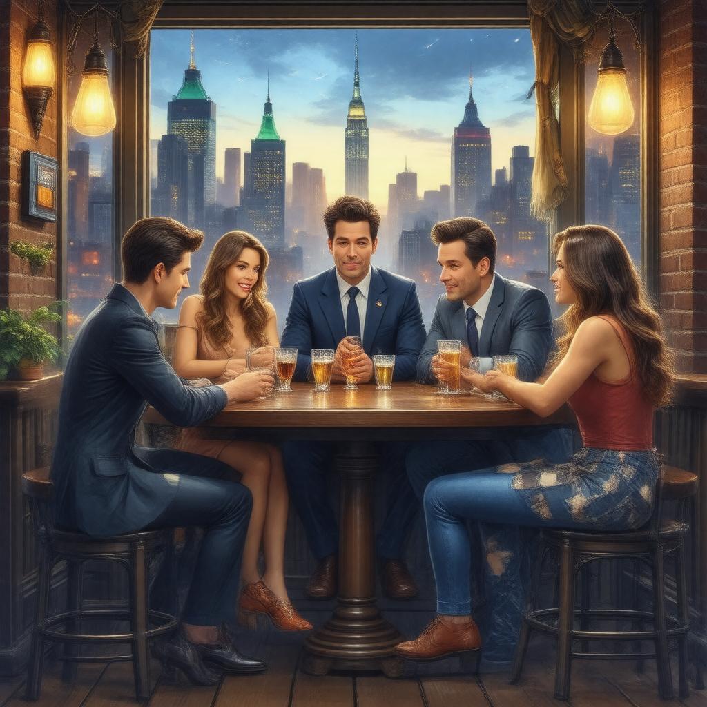 AI-created image of How I Met Your Mother