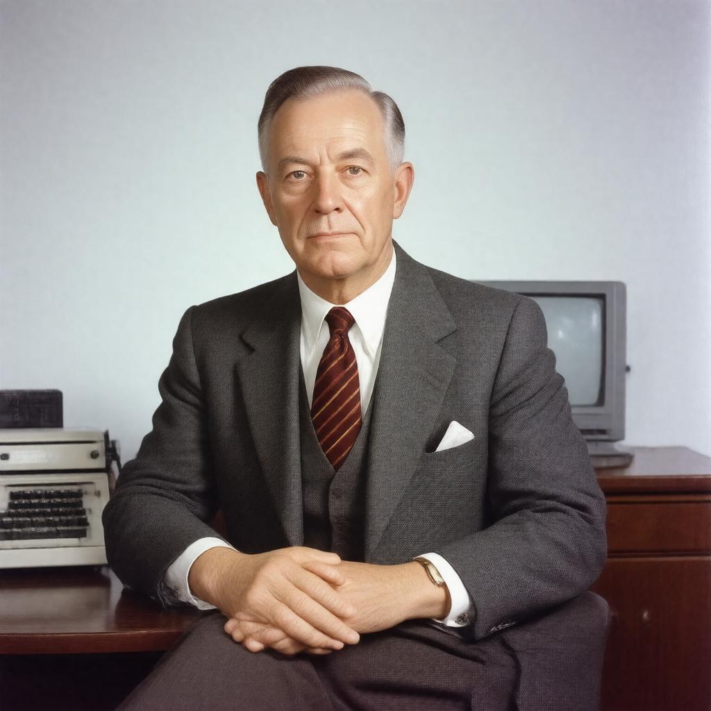 AI-created image of Howard Aiken