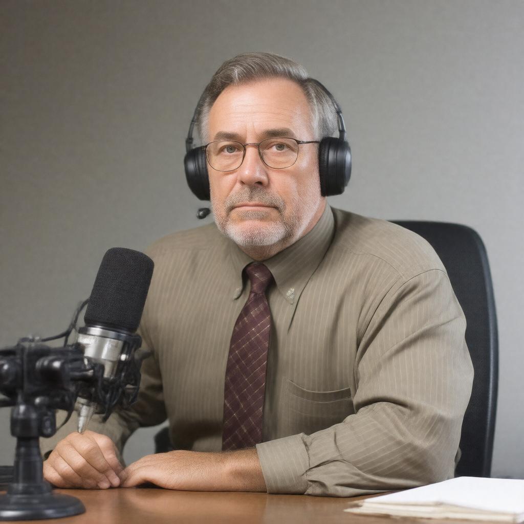 AI-created image of Howard Berkes